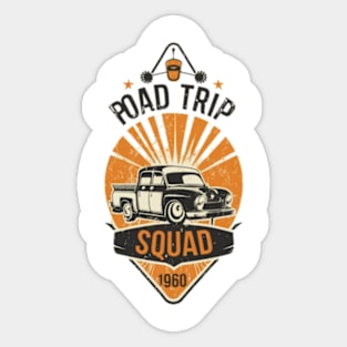 Road Trip Squad Sticker